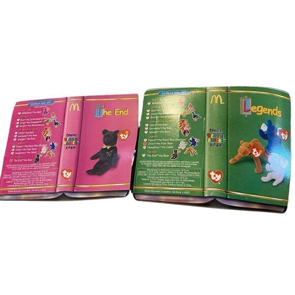 1999 The End Bear 1994 Chilly Polar Bear Mc Donald’s The Bear Ty Teenie Beanie B - Picture 2 of 8